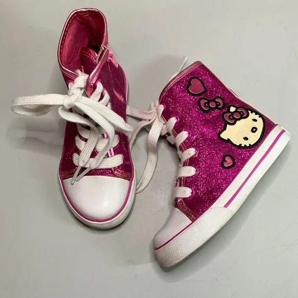 Sanrio Shoes Sanrio Hello Kitty Pink Glitter Hi Too Sneakers